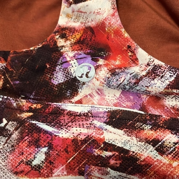 Lululemon Wunder Train Long-Line  Bra in Urbantricity Multi - size 6 - Picture 4 of 7